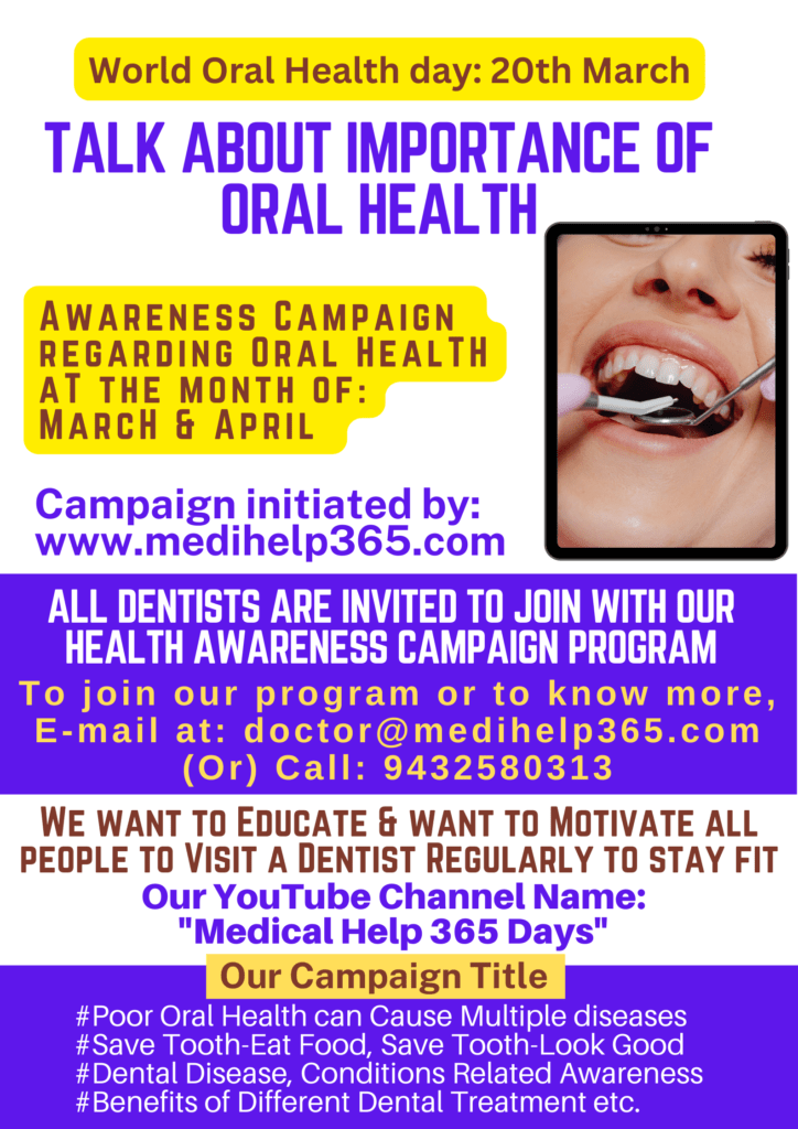 World Oral Health day Awareness Campaign